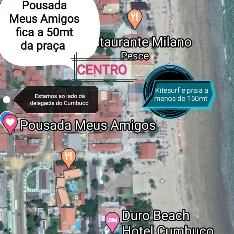 Casa Meus Amigos Kitesurf In The Center Of Cumbuco Hotel ภายนอก รูปภาพ